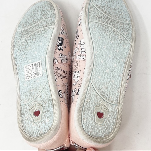 BOBS SKECHERS Women’s Quote Me Light Cat Pink Kitty Cat Slip On Shoes - Picture 8 of 9